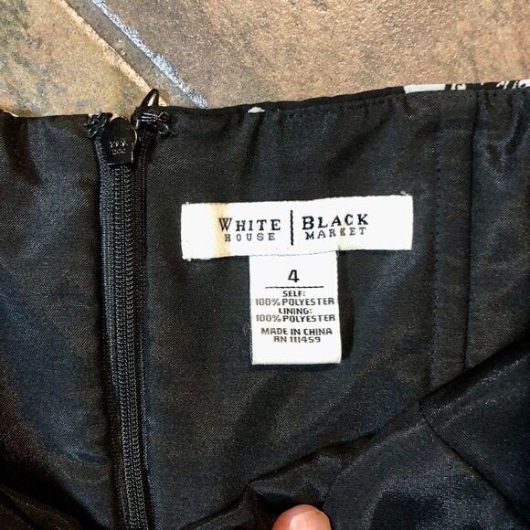 White House Black Market Women’s Floral Halter Tie Neck Sundress Size 4 - Picture 13 of 14